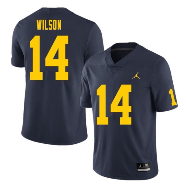 Michigan Wolverines Roman Wilson Brand Jordan #14 Men Navy Limited Kit-ProGear Kits