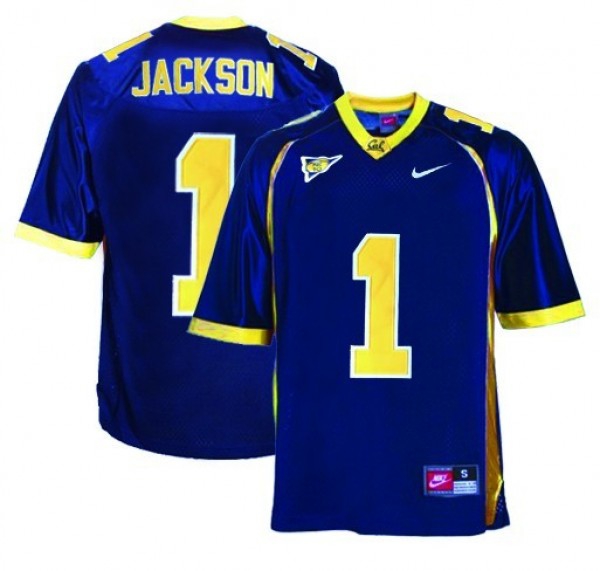California Golden Bears DeSean Jackson Stitch #1 Men Blue  Apparel-ProGear Kits