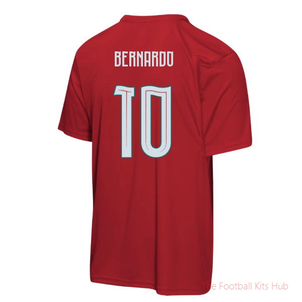Portugal FIFA World Cup 2026™ T-Shirt Red - Kids Bernardo 10