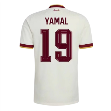 Spain Yamal #19 2026 World Cup White Away Jersey Jersey