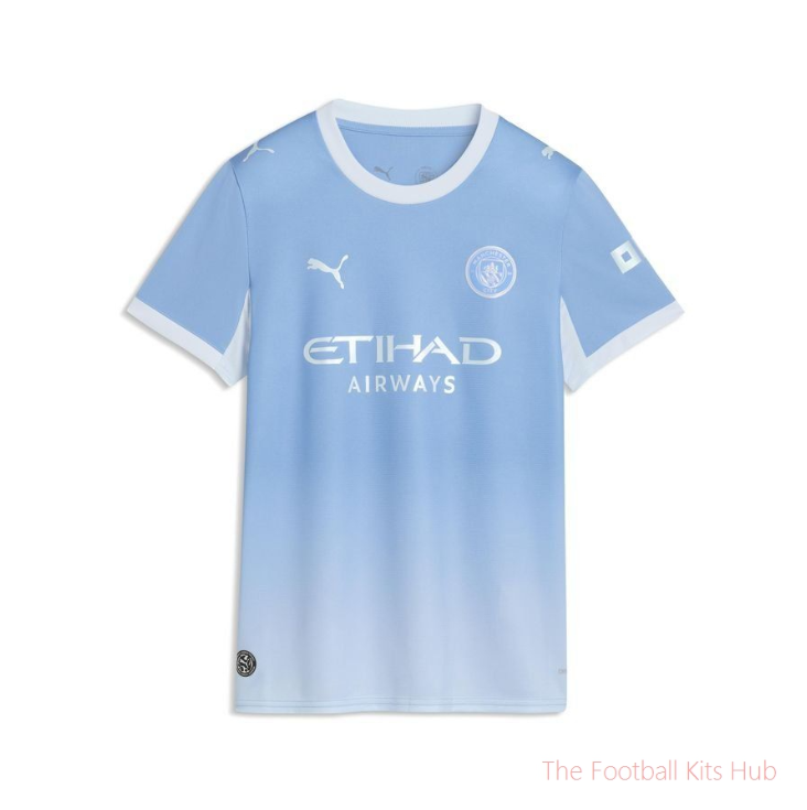 26/27 Manchester City Home Jersey Manchester Bright Blue Booth Display