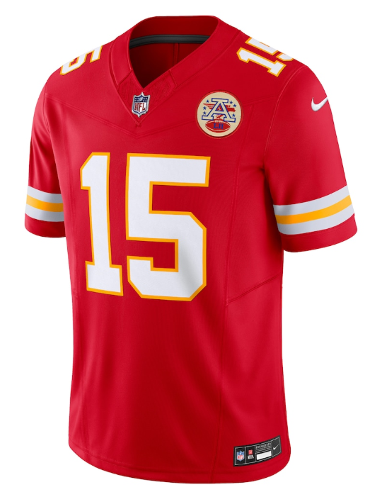 Hombre Patrick Mahomes Rojo Kansas City Chiefs Vapor F.U.S.E. Camiseta limitada