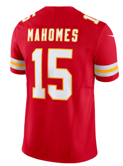 Hombre Patrick Mahomes Rojo Kansas City Chiefs Vapor F.U.S.E. Camiseta limitada