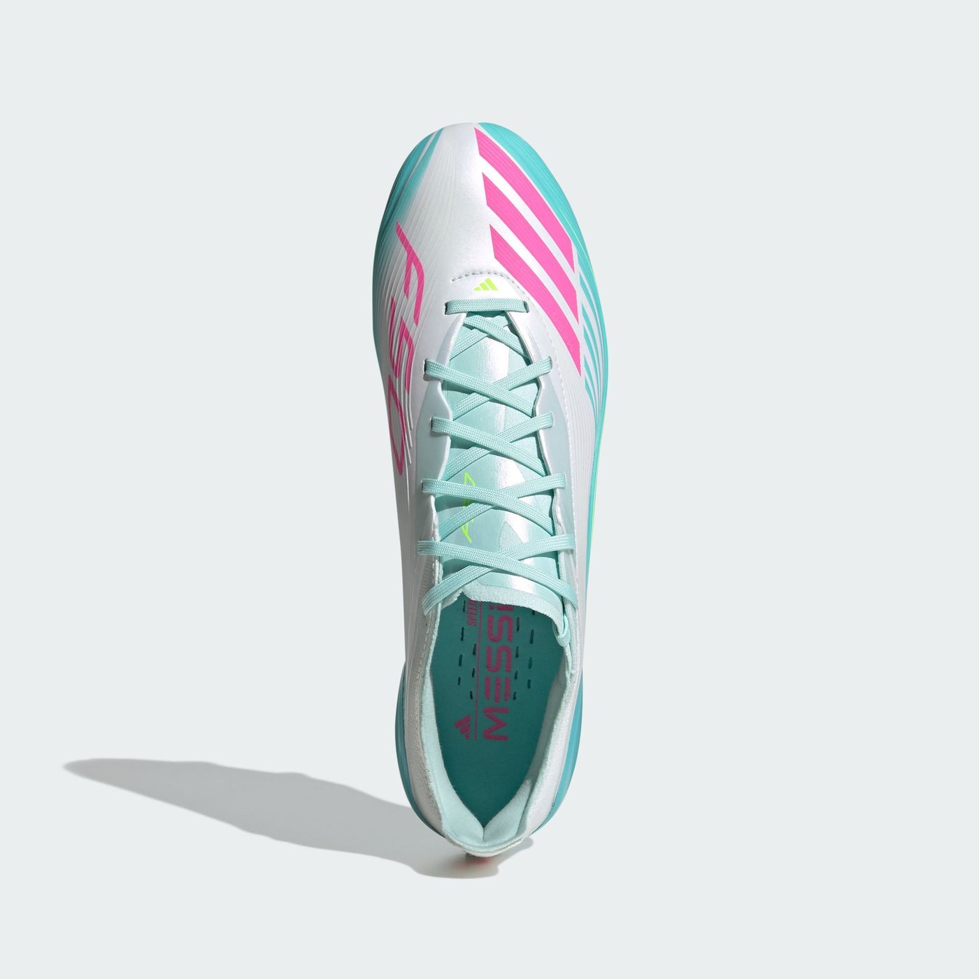 2026 Argentina Messi special edition football boots in white with mint and pink - Men's - view 4