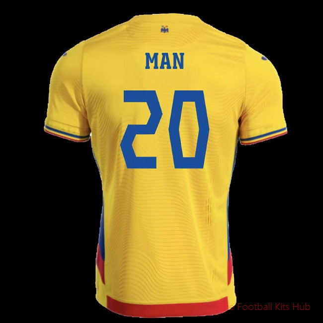 2025/26 Romania Home Shirt (Man 20)
