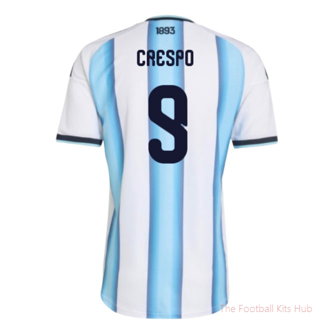 2026/27 Argentina Authentic Home Shirt (Crespo 9)