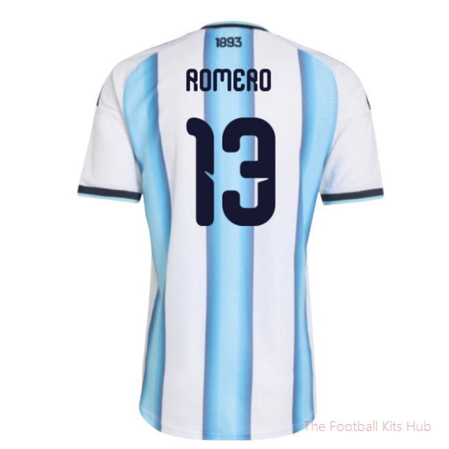 2026/27 Argentina Authentic Home Shirt (Romero 13)