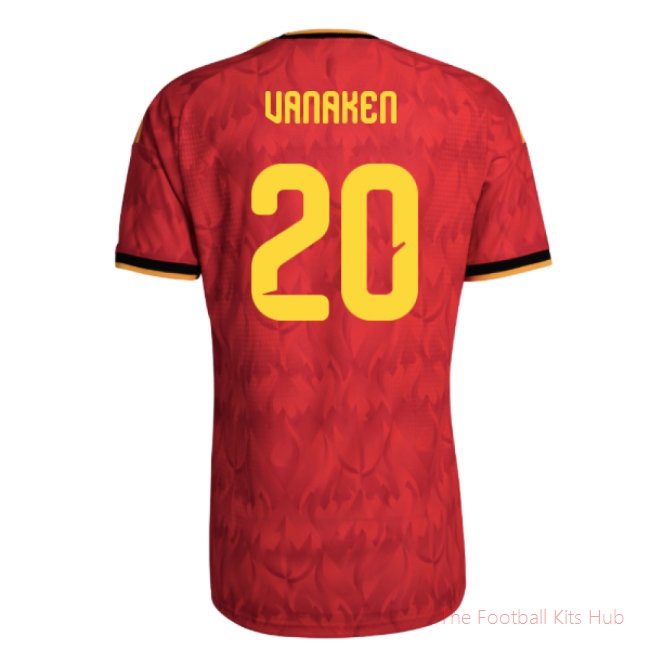 2026/27 Belgium Authentic Home Shirt (Vanaken 20)