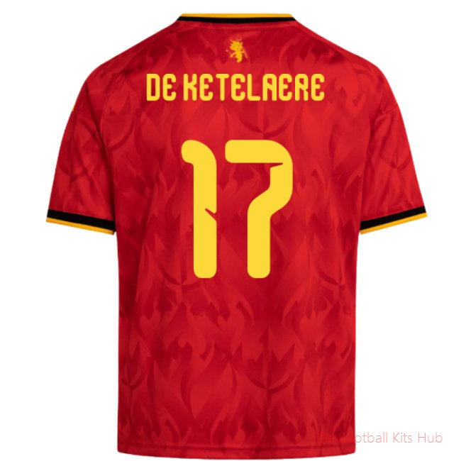 2026/27 Belgium Home Mini Kit (De Ketelaere 17)