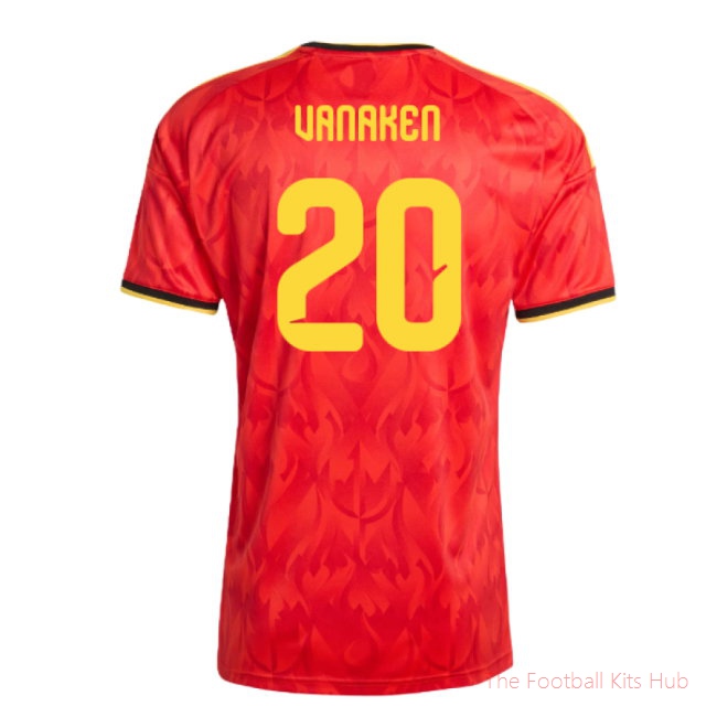 2026/27 Belgium Home Shirt (Vanaken 20)