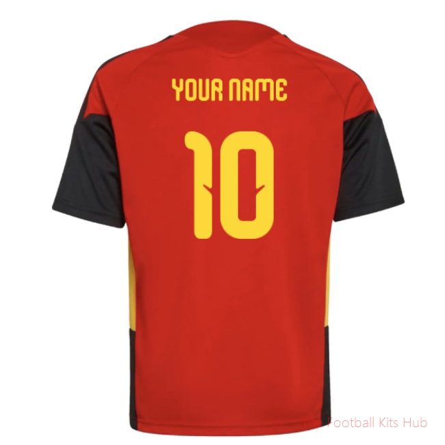 2026/27 Belgium Training Jersey (Red) - Kids (Your Name)