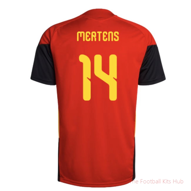 2026/27 Belgium Training Jersey (Red) (Mertens 14)