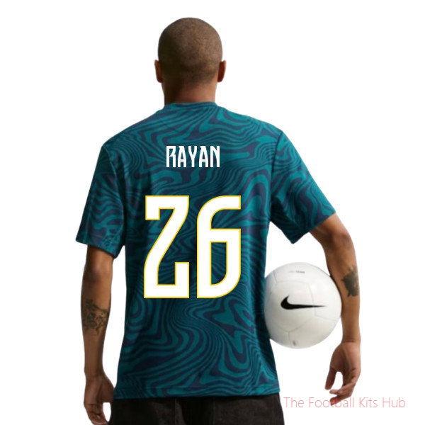 2026/27 Brazil Primary Dri-Fit Shirt (Geode Teal) (Rayan 26)