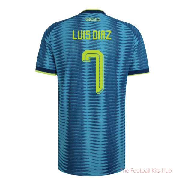2026/27 Colombia Authentic Away Shirt (Luis Diaz 7)