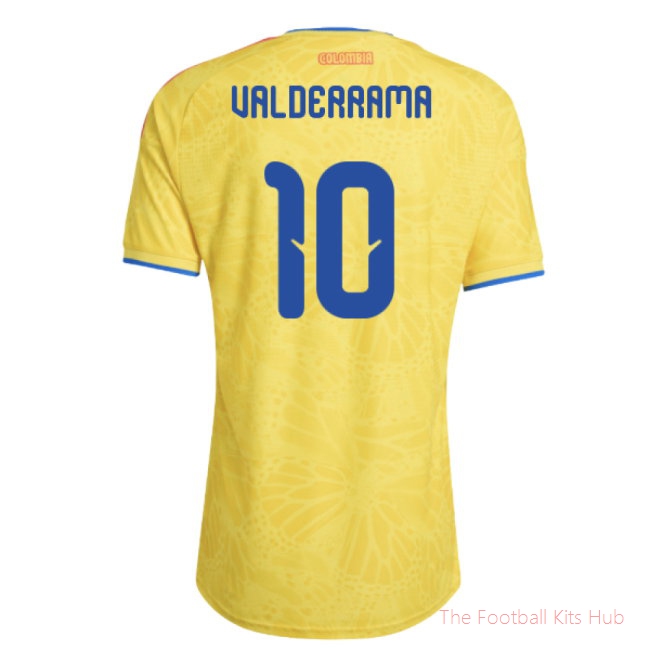 2026/27 Colombia Authentic Home Shirt (Valderrama 10)