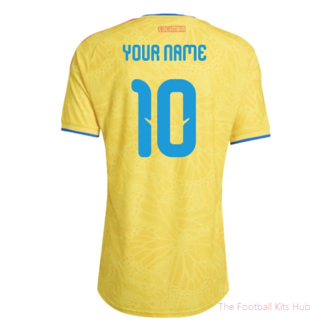 2026/27 Colombia Authentic Home Shirt (Your Name)