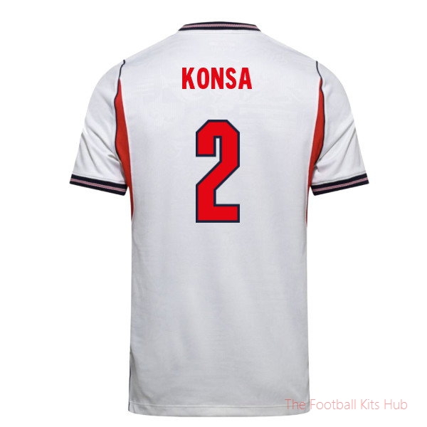 2026/27 England Home Shirt (Konsa 2)