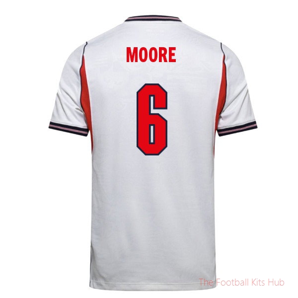 2026/27 England Home Shirt (Moore 6)