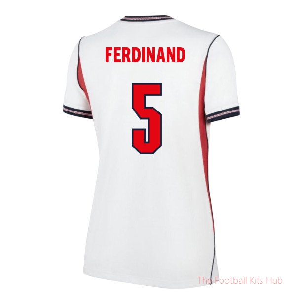 2026/27 England Home Shirt (Womens) (Ferdinand 5)