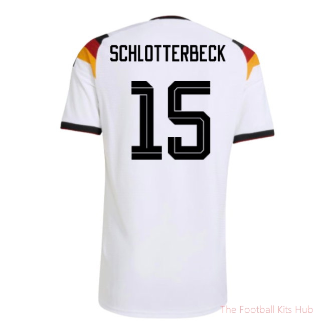 2026/27 Germany Authentic Home Shirt (Schlotterbeck 15)