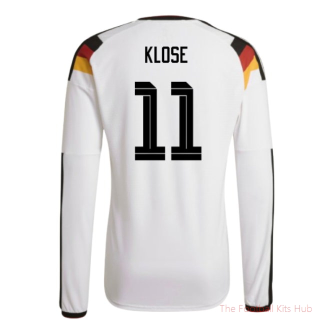 2026/27 Germany Authentic Long Sleeve Home Shirt (Klose 11)