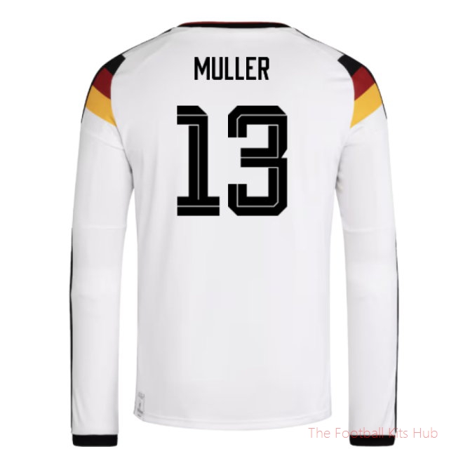 2026/27 Germany Long Sleeve Home Shirt (Muller 13)