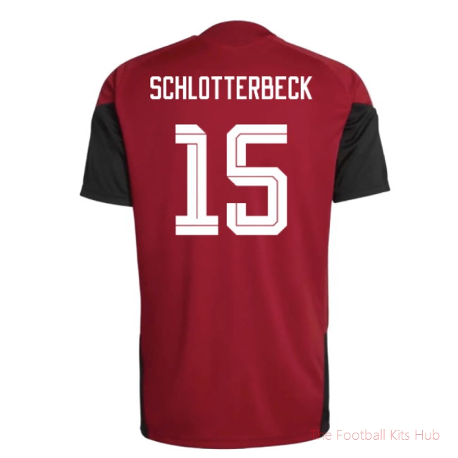2026/27 Germany Training Jersey (Red) (Schlotterbeck 15)