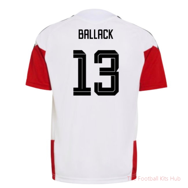 2026/27 Germany Training Jersey (White) - Kids (Ballack 13)