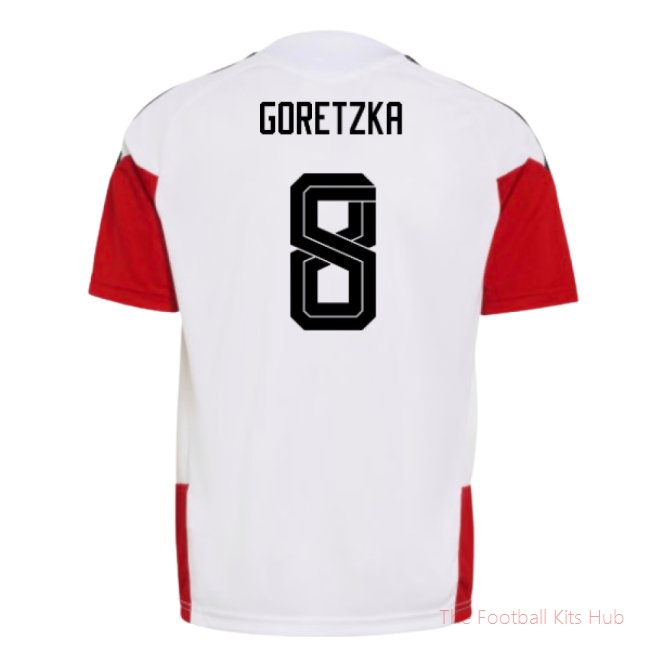 2026/27 Germany Training Jersey (White) - Kids (Goretzka 8)