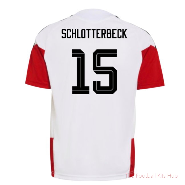 2026/27 Germany Training Jersey (White) - Kids (Schlotterbeck 15)