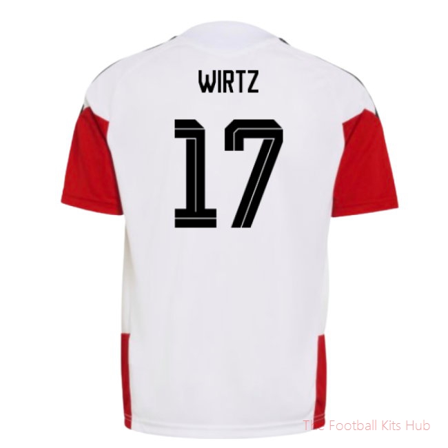 2026/27 Germany Training Jersey (White) - Kids (Wirtz 17)