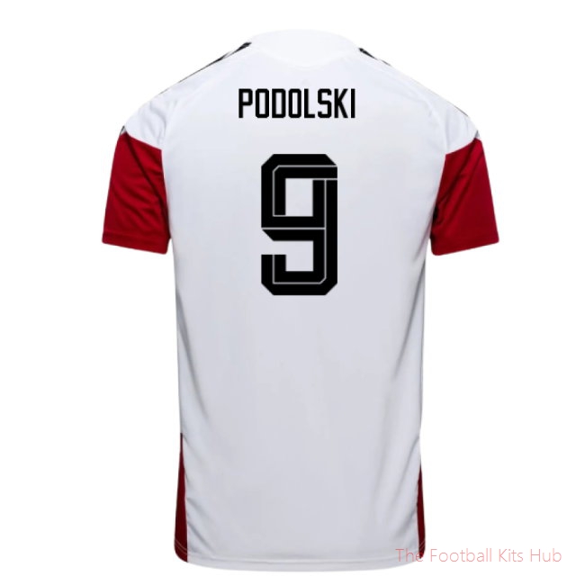 2026/27 Germany Training Jersey (White) (Podolski 9)