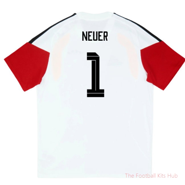 2026/27 Germany Training Tee (White) - Kids (Neuer 1)