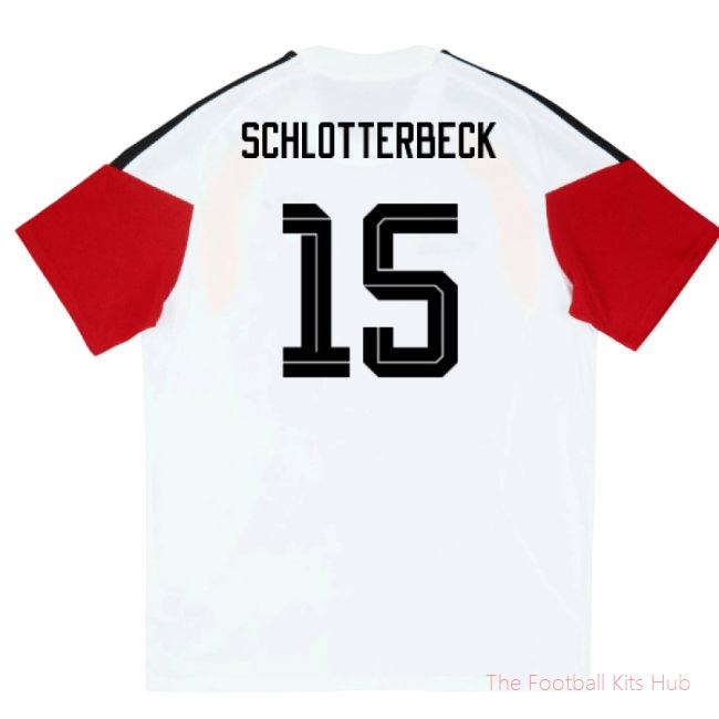 2026/27 Germany Training Tee (White) - Kids (Schlotterbeck 15)