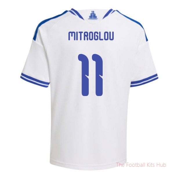 2026/27 Greece Home Shirt (Kids) (Mitroglou 11)