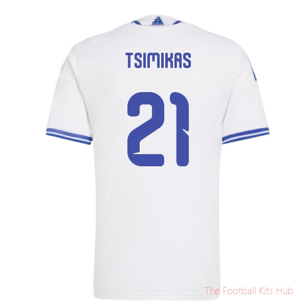 2026/27 Greece Home Shirt (Tsimikas 21)