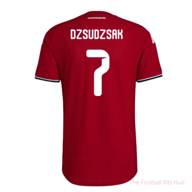 2026/27 Hungary Authentic Home Shirt (Dzsudzsak 7)