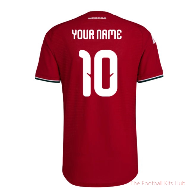 2026/27 Hungary Authentic Home Shirt (Your Name)