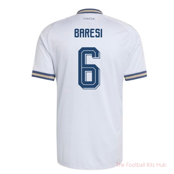 2026/27 Italy Authentic Away Shirt (Baresi 6)