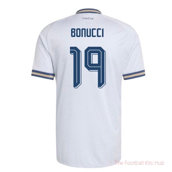 2026/27 Italy Authentic Away Shirt (Bonucci 19)