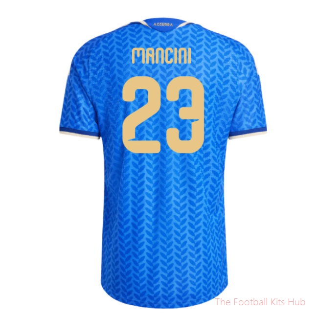 2026/27 Italy Authentic Home Shirt (Mancini 23)