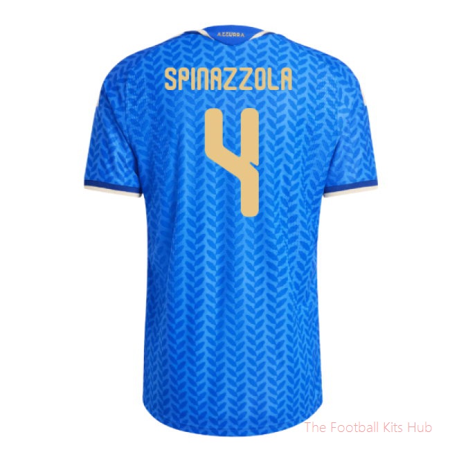 2026/27 Italy Authentic Home Shirt (Spinazzola 4)
