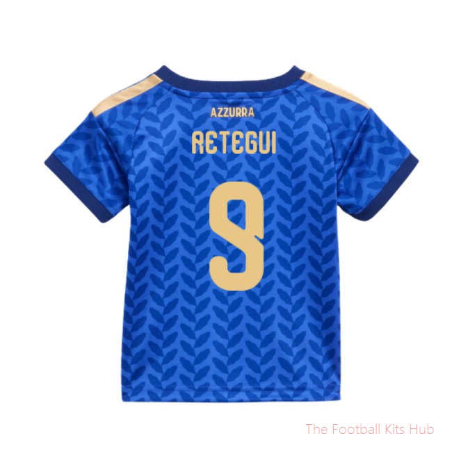 2026/27 Italy Home Baby Kit (Retegui 9)