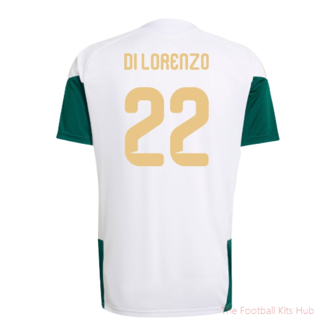 2026/27 Italy Training Jersey (White) (Di Lorenzo 22)