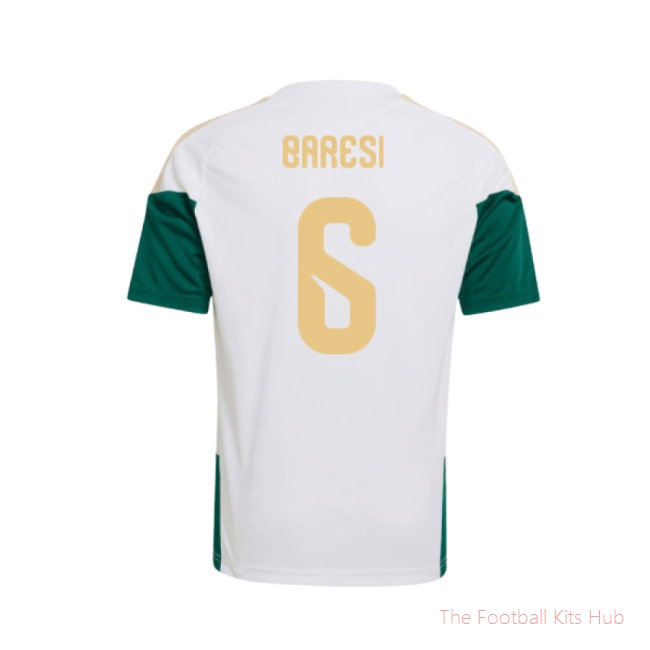 2026/27 Italy Training Jersey (White) - Kids (Baresi 6)