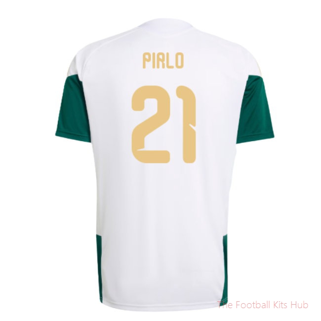2026/27 Italy Training Jersey (White) (Pirlo 21)
