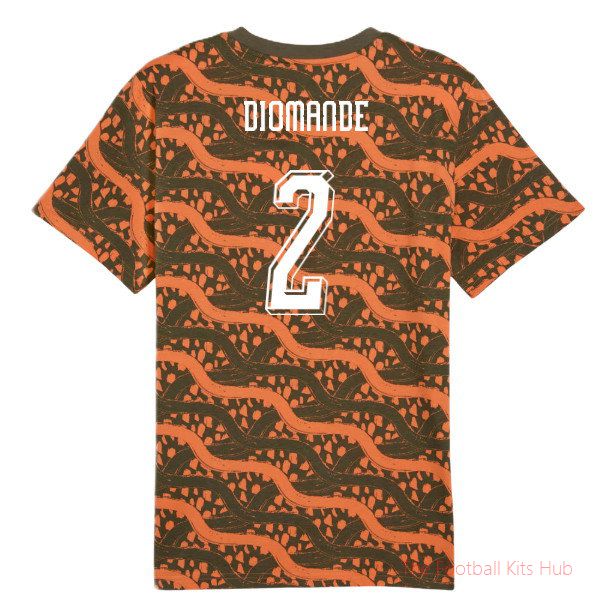 2026/27 Ivory Coast FtblCulture Tee AOP (Black) (Diomande 2)