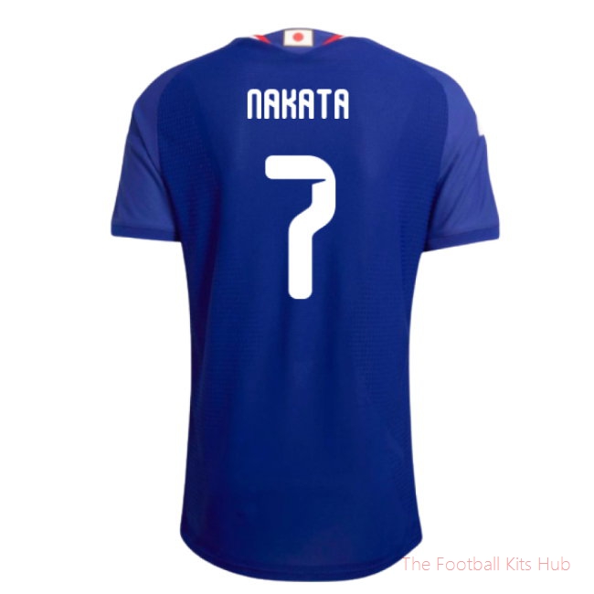 2026/27 Japan Authentic Home Shirt (Nakata 7)