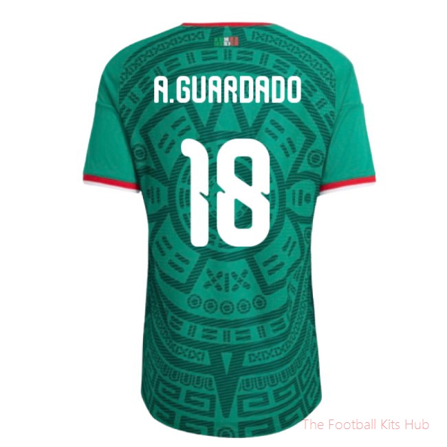 2026/27 Mexico Authentic Home Shirt (A.Guardado 18)