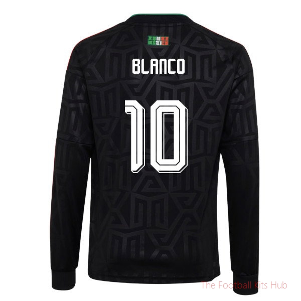 2026/27 Mexico Third Long Sleeves Shirt (Kids) (Blanco 10)